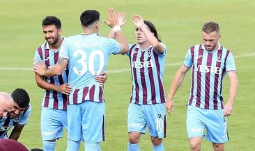 Trabzonspor, hazırlık maçında Rabotnicki’yi farklı yendi
