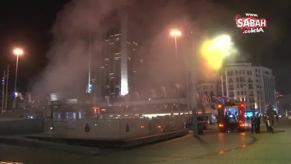 Taksim metrosunda korkutan yangın | Video