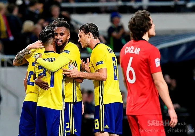 İsveç - Türkiye maçından kareler
