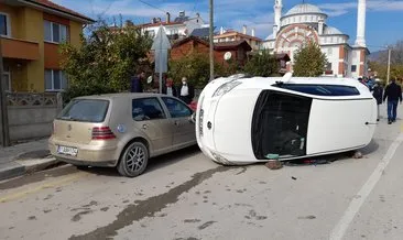 İki araca çarpıp takla attı: Burnu bile kanamadı #bolu İki araca çarpıp takla attı: Burnu bile kanamadı #bolu