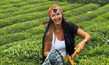 Pınar Altuğ Rize'de çay topladı, Artvin'de horon tepti! Pınar Altuğ'un Karadeniz çıkarmasından renkli anlar... #rize