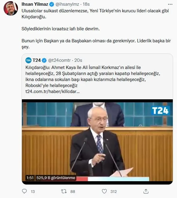 1637138721044.jpg Kemal Kılıçdaroğlu 'Helalleşme' çıkışı ile en çok FETÖ'cüleri sevindirdi