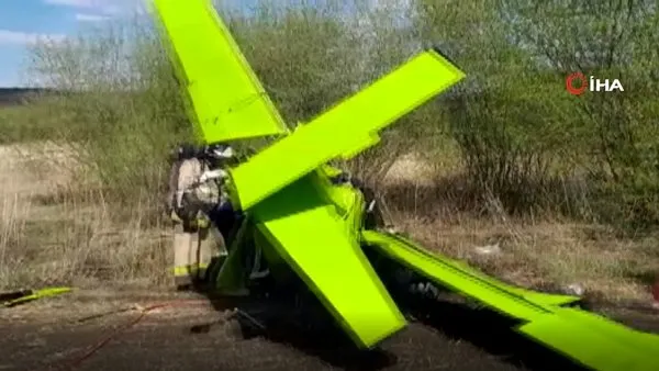 Rusya'da bakım işçisi küçük uçak kaçırdı! Uçağın düşmesi sonucu 2 kişi öldü | Video