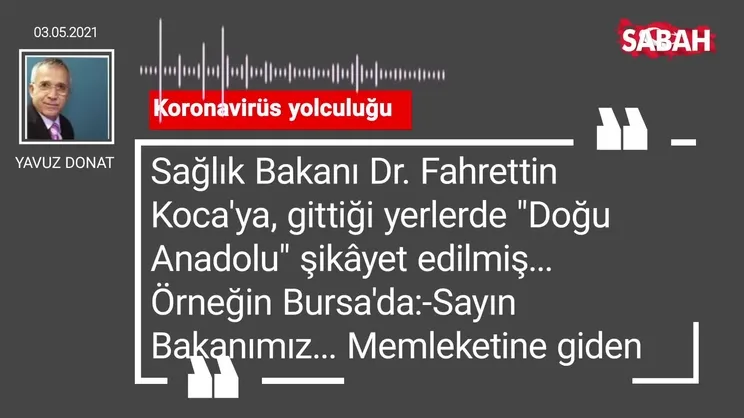Yavuz Donat | Koronavirüs yolculuğu