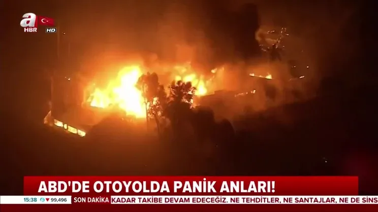 California'da alevlerden kaçış