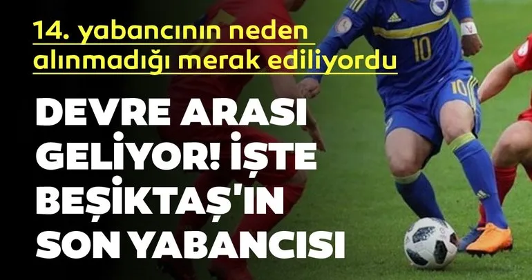 Beşiktaş haberleri! Beşiktaş’ın 14. yabancısı Ajdin Hasic