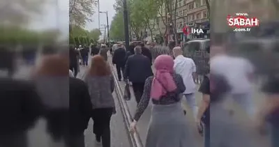 Fatih’te tramvay arızalandı, aksayan seferler nedeniyle yolcular raylardan yürüdü | Video
