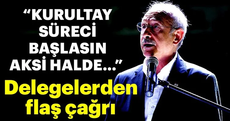 Son Dakika: İmza toplayan delegelerden Kemal Kılıçdaroğlu’na çağrı