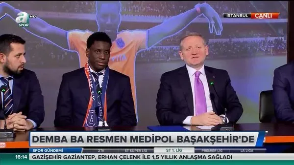 Demba Ba imzaladı! Resmen Başakşehir'de