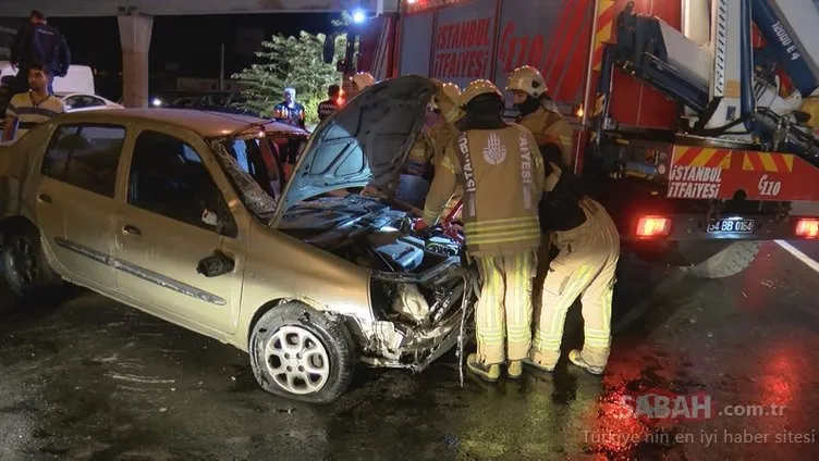 Maltepe’de trafik kazası: 2 yaralı