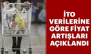 İTO verilerine göre İstanbul’da fiyat artışları açıklandı