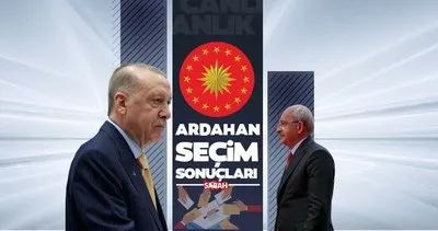 Ardahan seçim sonuçları OY ORANLARI! 28 Mayıs 2023 Ardahan cumhurbaşkanlığı 2.tur seçim sonucu ile adayların oy oranları
