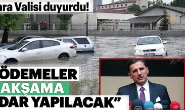 Ankara Valisi Topaca’dan Keçiören’de yağıştan zarar görenlere yardım müjdesi