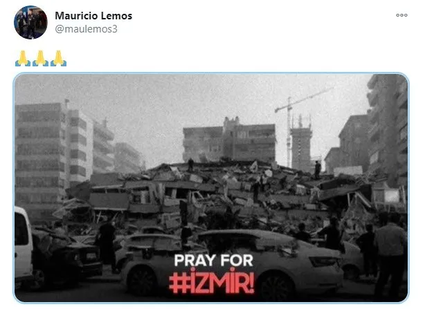 Sporculardan İzmir depremi için destek mesajları