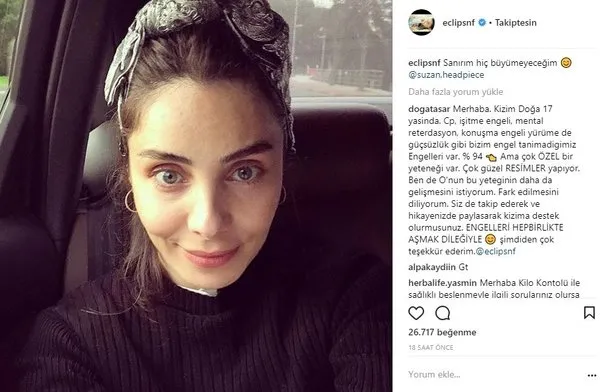 Ünlülerin Instagram paylaşımları (17.12.2017)