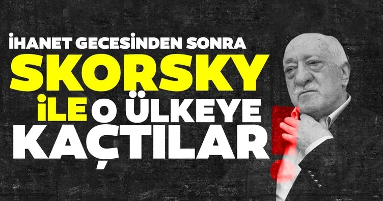 Darbe başarısız olunca Skorsky ile Yunanistan’a kaçtılar