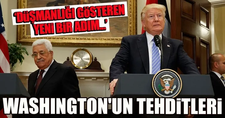 Trump, Filistin'i yine tehdit etti