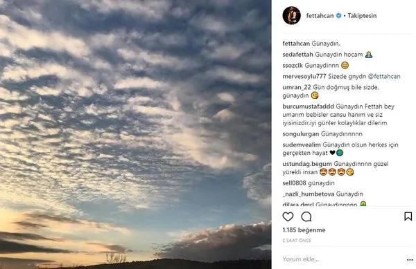 Ünlülerin Instagram paylaşımları (07.12.2017)