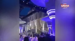 Hacı Sabancı ve Nazlı Kayı’nın düğünü Çırağan Sarayı’nda gerçekleşti! İşte ünlü çiftin ilk dansı | Video
