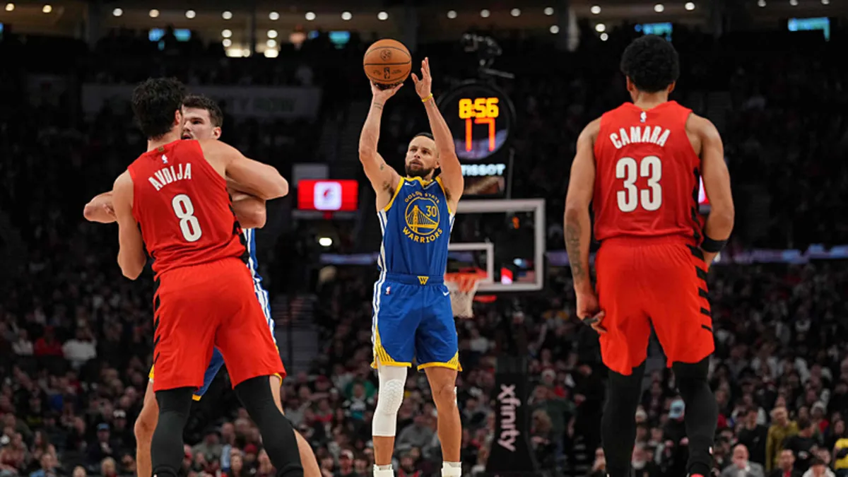 NBA’de Blazers, Stephen Curry’nin 48 sayısına rağmen Warriors’ı yendi NBA’de Blazers, Stephen Curry’nin 48 sayısına rağmen Warriors’ı yendi