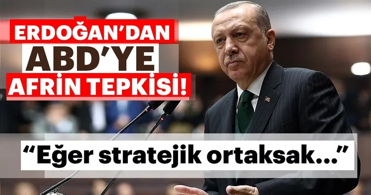 Son Dakika: Cumhurbaşkanı Erdoğan’dan ABD’ye sert tepki!