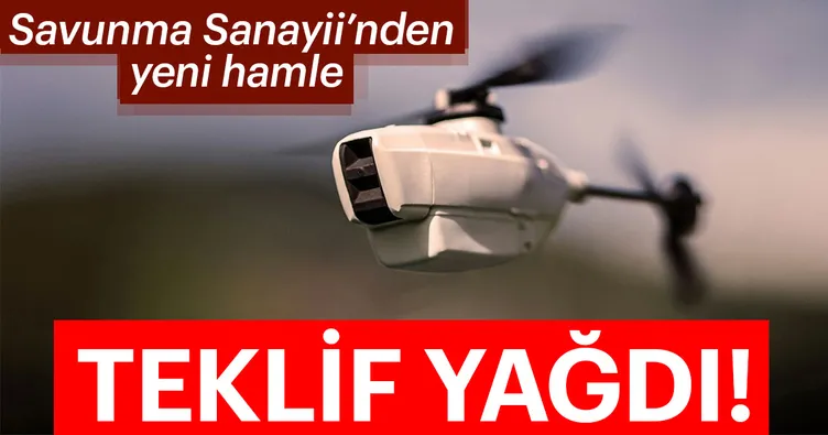 Mikro İHA için 11 firmadan teklif