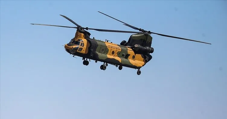 TSK, deprem bölgesinde yardımları CH-47 helikopterlerle kesintisiz sürdürüyor