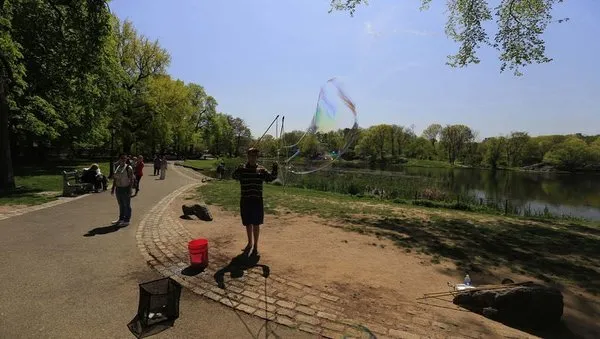 Central Park'ta görsel şölen
