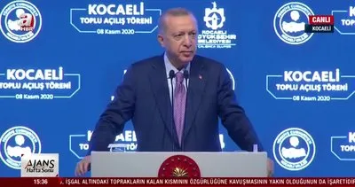 Cumhurbaşkanı Erdoğan’dan Kocaeli Toplu Açılış Töreni’nde önemli açıklamalar | Video
