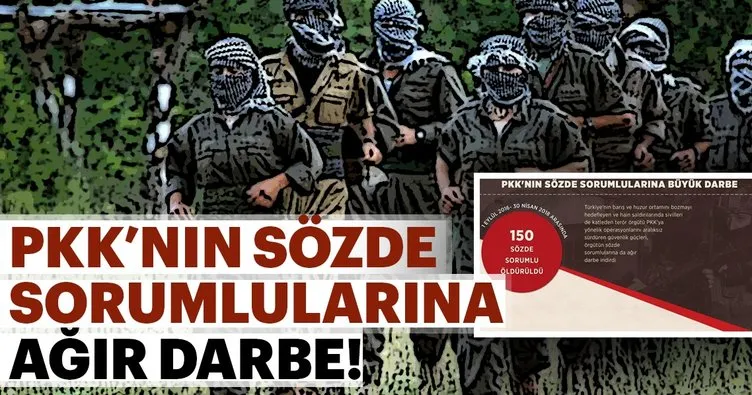 PKK'nın sözde sorumlularına büyük darbe