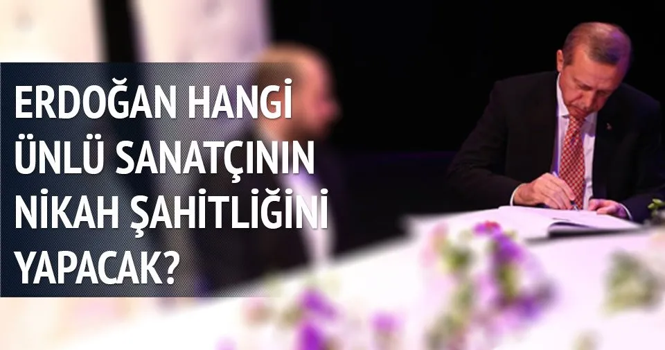 Yavuz Bingöl’ün nikah şahidi Cumhurbaşkanı Erdoğan