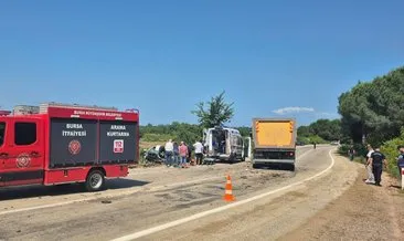 Bursa’da kaza! Sürücü hayatını kaybetti #bursa