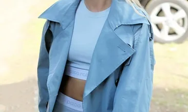 Ünlü ailenin küçük kızı podyumlardan sonra sokak modasına da el attı!