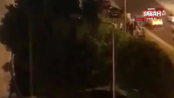 İzmir'de eğlence mekanına ateş açan şahıs cephanesi bitince feci şekilde böyle dayak yedi | Video