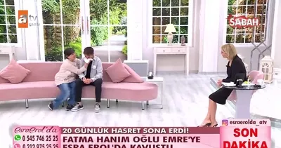 Esra Erol 20 gündür kayıp olan Emre’yi buldu! Annenin feryadı stüdyodakileri gözyaşlarına boğdu! | Video