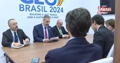 Dışişleri Bakanı Fidan, Fransız mevkidaşı Sejourne ile görüştü