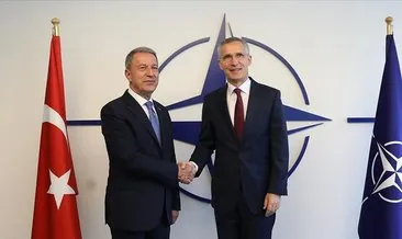 Son dakika: Bakan Akar, NATO Genel Sekreteri Stoltenberg ile görüştü