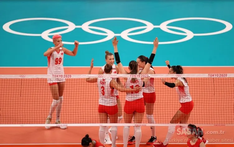 Türkiye Kadın Millî Voleybol Takımı 2020 Yaz Olimpiyatları maçında tarih yazdı! Filenin Sultanları Tokyo’da Çin’e karşı kayıpsız kazandı