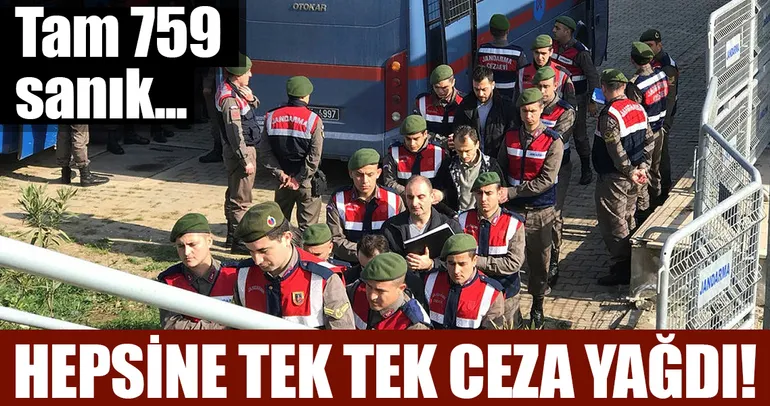 Türk adaleti FETÖ’cülerden hesap soruyor! 759 sanığa ömür boyu hapis