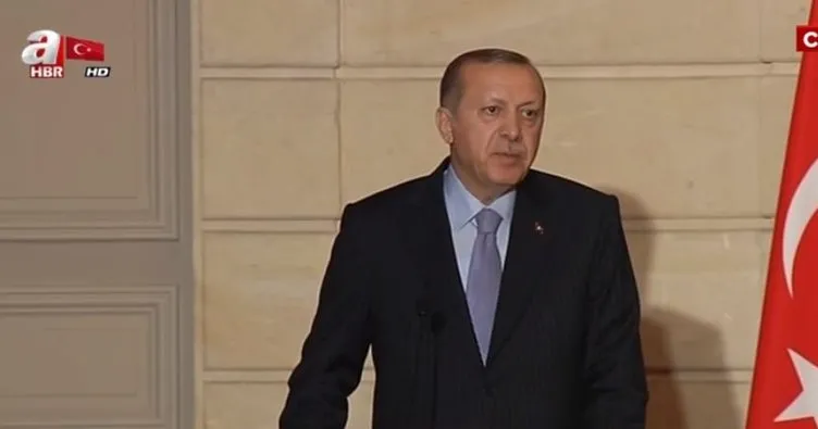 Cumhurbaşkanı Erdoğan'dan Fransız Gazeteciye tokat gibi sözler