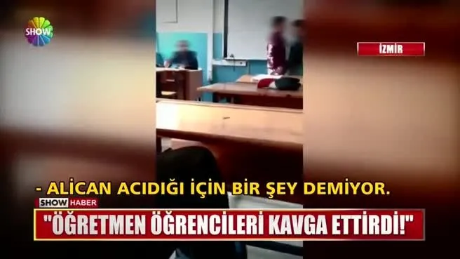 Sınıfta akıl almaz olay! İki öğrenciyi kavga ettiren öğretmen görüntülendiği anlayınca...