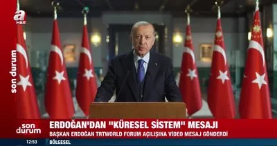 Cumhurbaşkanı Erdoğan TRT World Forum açılışına video mesaj gönderdi