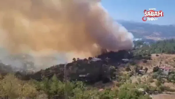 Kahramanmaraş’ta yanan 15 hektar alan böyle görüntülendi | Video
