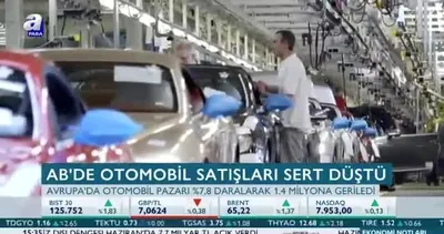 AB’de otomobil satışları sert düştü