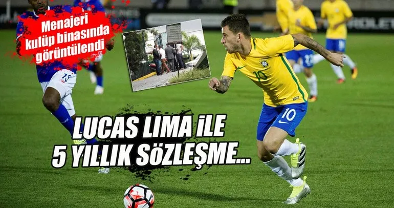 Lucas Lima 5 yıllık sözleşme imzaladı