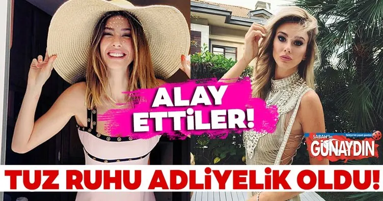 Şeyma Subaşı tuz ruhu yüzünden adliyelik oldu