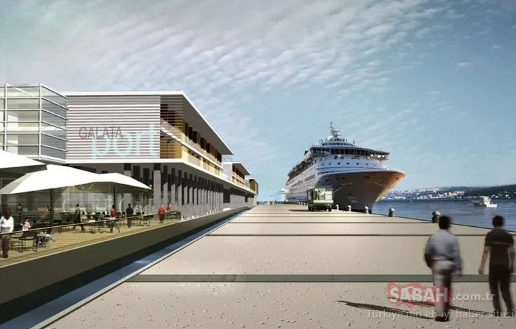 İstanbul’un dünyaya açılan yeni kapısı olacak Galataport Projesi’nde sona yaklaşıldı