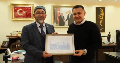 İhlas Kazakistan Vakfı Başkanı Majanov’dan Alanya Belediye Başkanı Yücel’e ziyaret