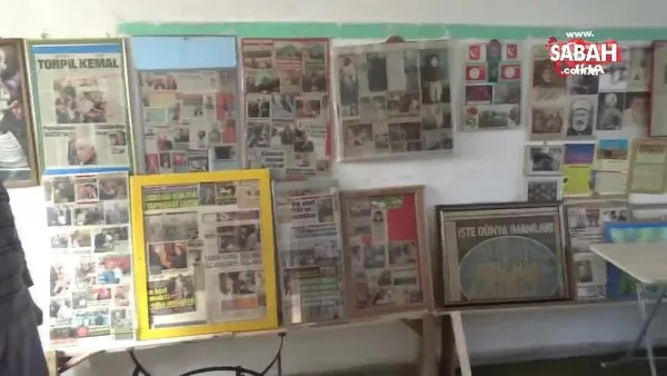 41 yıldır gazete küpürlerini topluyor