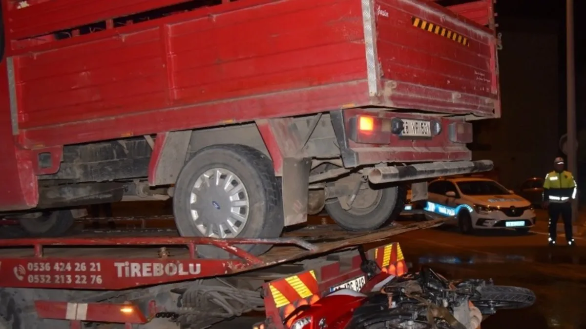 Giresun'da kamyonet ile motosiklet çarpıştı: Motosiklet sürücüsü öldü